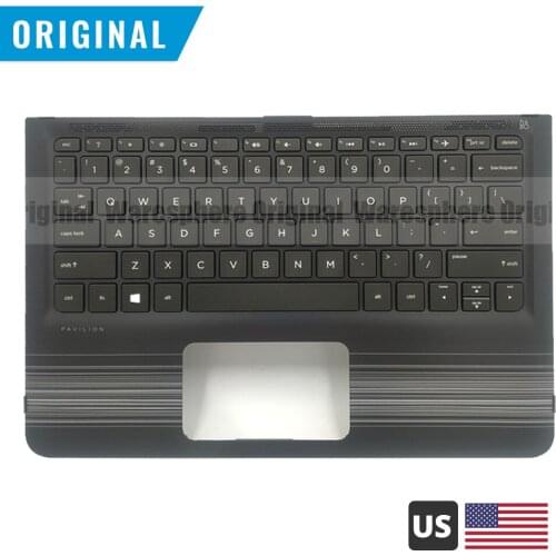 New Original Palmrest for HP Pavilion x360 Convertible 11-U M1-U Top Cover Upper Case with US Keyboard 856175-001
