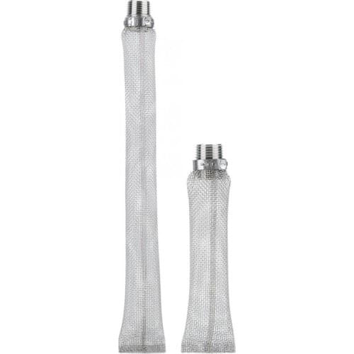 Mesh Stainless Steel Thread Brewing Home Strainer Beer Filter Spigot Connect Mash Tun Bazooka Screen Kettle Tools Reusable Wine