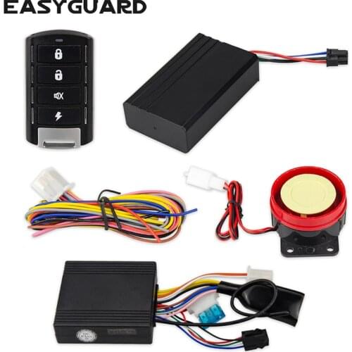 EASYGUARD motorcycle alarm with smartphone APP motorcycle gps tracker remote start motorcycle motorcycle alarm with mobile phone