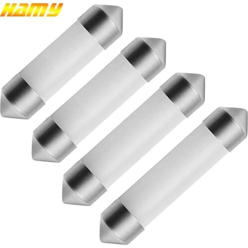 1 PCS C5W LED COB Bulb 31mm 36mm 39mm 41mm Festoon LED Car Interior Reading Light 12V 6500K Reverse License Plate trunk Lamps