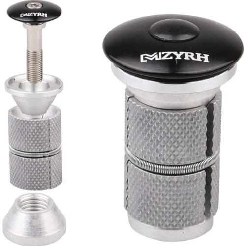 Bike Headset Bicycle Front Fork Headset Top Cap Stem Aluminium Alloy Bike Top Bolt Hanging Core Accessory Mountain Road Bike MTB