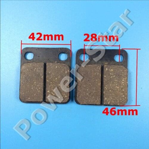 50CC 110CC 150CC 250CC Rear Brake Pads ATV Quad Dirt Bike Scooter Go kart Motorcycle Parts