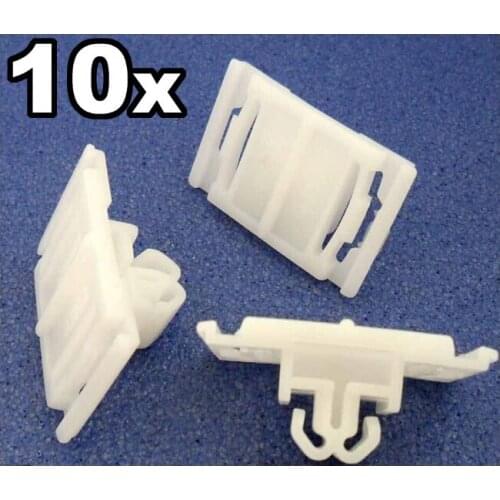 10x For Audi Exterior Door Protection / Bumpstrip / Rubstrip Trim Clips 4A0853825