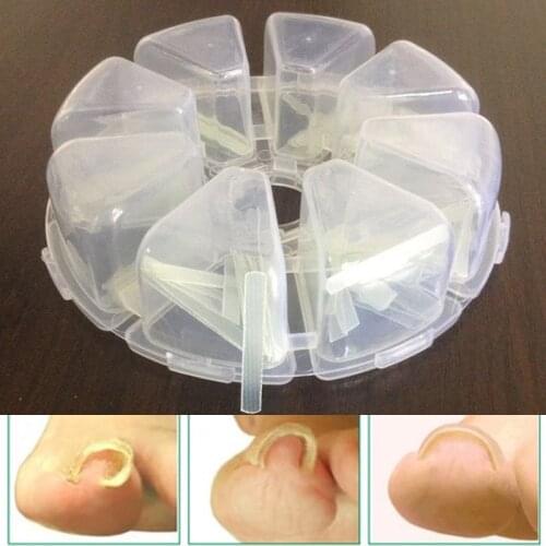 120pcs/box Ingrown Toenail Straightening Clip Sticker Brace Toenails Thick Paronychia Acronyx Correction Patch Foot Care ssha1aa