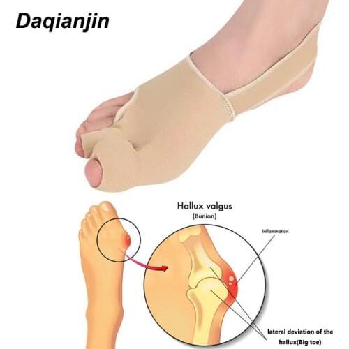 2pcs Toe Separator Thumb Orthopedic Hallux Valgus Bunion Correction Foot Bone Adjuster Protector Feet Care Tool Pedicure Sock