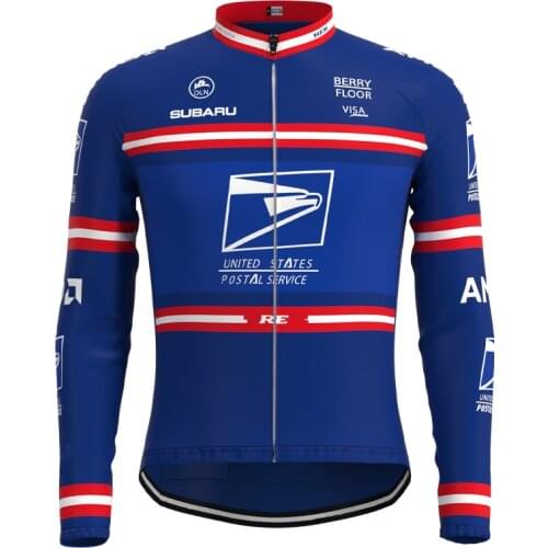 2004 Competition US Postal Team Man Retro Cycling Jersey Long Sleeves Clothing Triathlon Mtb Bike Jersey maillot ciclismo hombre