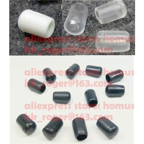 6 mm Inner dia round PVC cap cover plastic pvc ends clear white clear feet cap steel rope end vinyl protector wire cable
