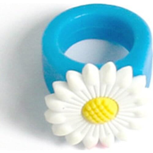 6 Styles/set Cute Cartoon Kids Rubber Ring For Boys Girls Party Favor N0HD