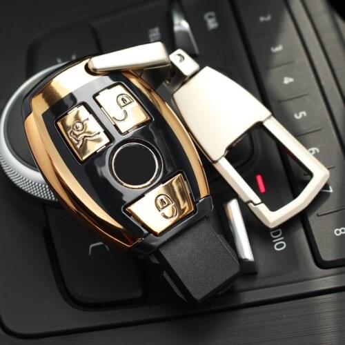 ABS Auto New Car Styling Remote Key Shell Key Case Cover For Mercedes Benz C Class W205 GLC GLA C E G S M GL CLS CLK G Class