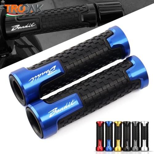 Motorcycle 7/8"22mm Accessories Handlebar Grip Handle Bar Motorbike Hand For SUZUKI Bandit 650S GSF 250 600 600S 1200 1250BANDIT