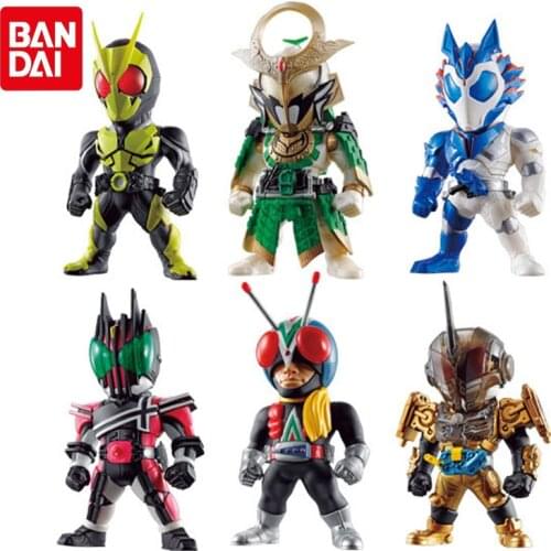 Bandai Genuine Gacha Anime Kamen Rider CONVERGE 16 Zero-one Zangetsu Vulcan RiderMen Grease Decade Action Figure Model Toys