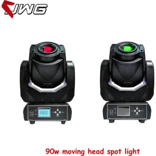 Free Shipping 2pcs/Lot High Brightness 90W LED Lyre Led Moving Head Spot Stage Disco Lighting DJ Equipment For Event Disco Stage