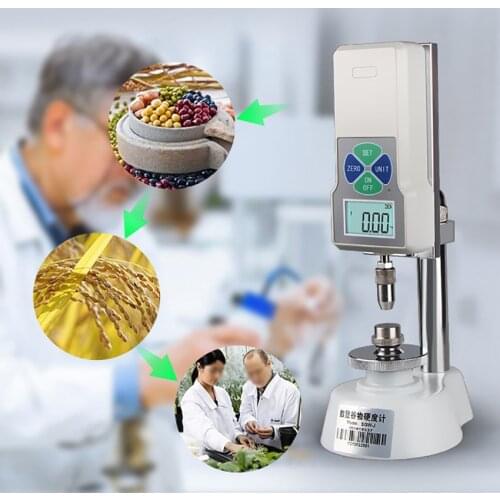 Digital Grain Hardness Tester Sclerometer Durometer Meter Gauge Wheat Rice Feed Particle Analyzer Monitor Agricultural Research