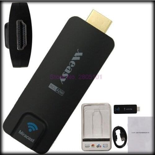 By DHL or EMS 50 pieces EZCast HDMI WIFI Dongle A2W Miracast TV Dongle DLNA Airplay
