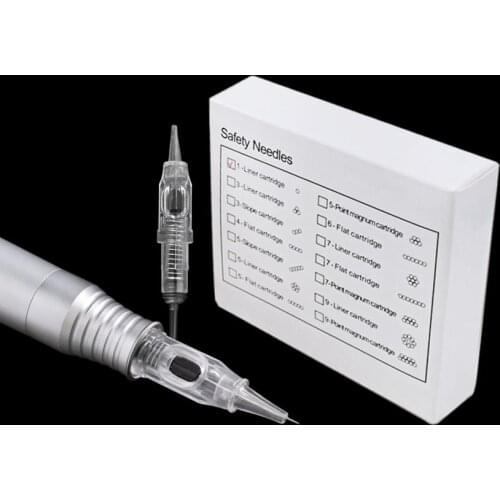 Tattoo Cartridge Needles 10/20/40/50/100Pcs 1RL Permanent Makeup Cartridge Needles Tattoo Needles For Tattoo Machine Kit Airst