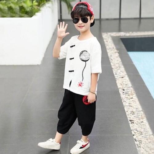 Baby Boys Clothes Suit 2021 NEW Summer Toddler Baby Clothes O-neck T-shirt Tops+Shorts Pants 2Pcs Set For 3-12Yrs Boys Clothing