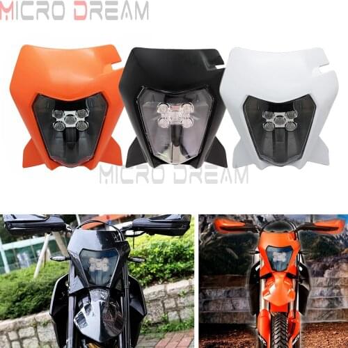 Enduro E8 Emark LED Headlight Kit 79614901000 Dual Sport 12V/30W LED Head Lamp Lighting for XC-W EXC EXC-F Six Days 690 SMCR