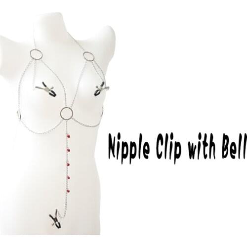 Metal Breast Clip Nipple Clamps Bell Clit Clip Adult Games Sex Toys for Couples Flirt Breast Labia Clips