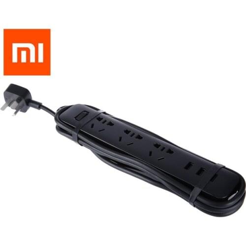 Original Xiaomi Powerstrip Power Strip Outlet XMCXB01QM Quick Charging 3 USB Socket Patch Board Out 250V 10A 2500W 1.8M Lenght