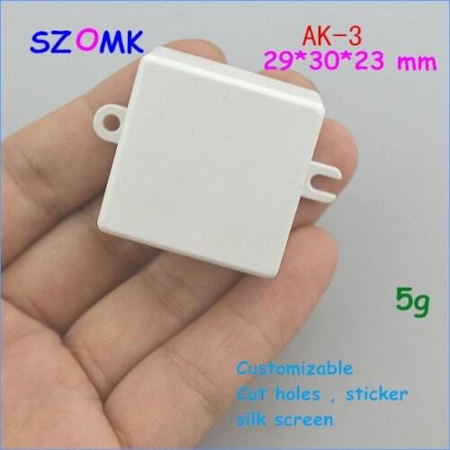 Szomk new arrival abs plastic box for led driver (20 pcs) 29*30*23mm electronics project plastic box, plastic electronic case