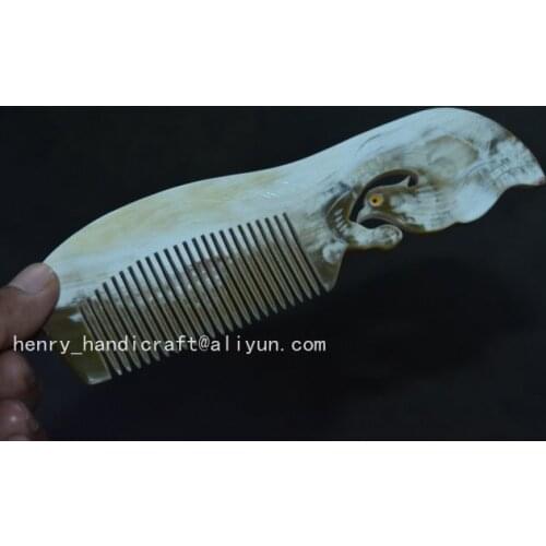 Rare Qing Dynasty bone Wooden comb,Free shipping