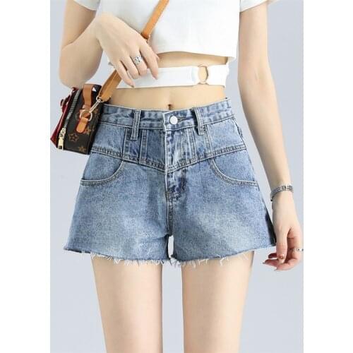 Shorts for Women 2021 new Casual Shorts Woman Sexy High Waist A-Line Stretch Peach Hips Bottom Noble Ladies Plus Size XL