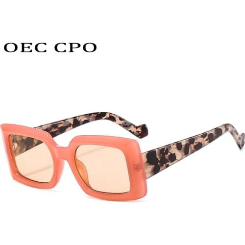 Fashion Punk Square Sunglasses Women Brand designer Vintage Colorful Sunglasses Men Retro Glasses Steampunk Eyewear Shades UV400