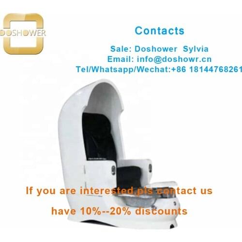 Nail salon modern furniture with foot spa massage chair for luxury egg shape pedicure chair