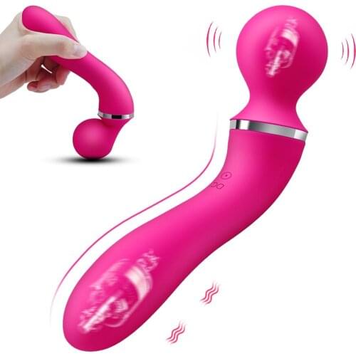AV Wand Vibrator For Female USB Rechargeable G-spot Dildo Vibrators Clitoris Stimulators Body Massagers Adult Sex Toys For Women
