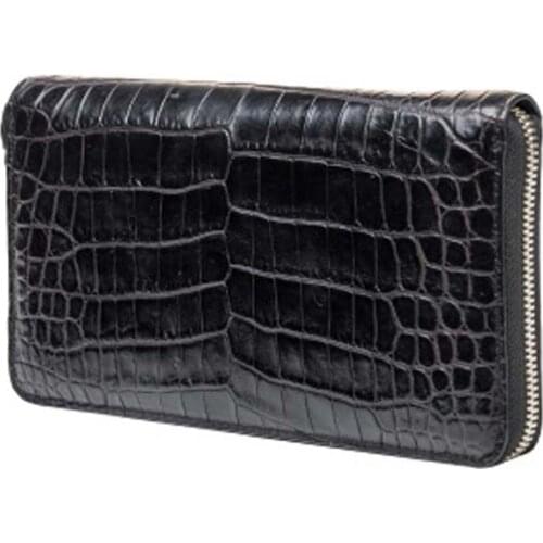 Xinepiju new arrival crocodile leather men bag leisure business zipper crocodile male Hand caught men clutch bag