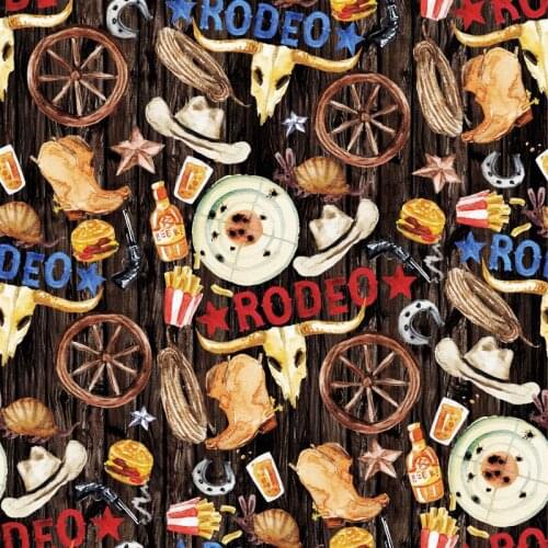 Bright Brown Rodeo Photography Backdrop Celebration Photo Booth Studio Decor