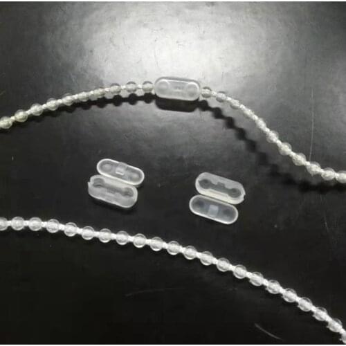 20pcs Transparent Roller Blinds Pull Cord Connector Curtain Chain Connector for Vertical Blinds Curtain Accessories Wholesale