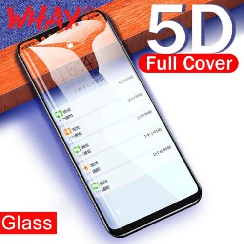 5D Tempered Glass For Xiaomi Redmi Note 8 Pro 5 Plus 5 Pro 5A Full Cover For Xiomi Xiaomi Mi 8 SE A1 A2 6 6X Screen Protector