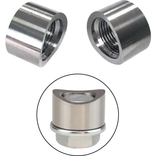 M18x1.5 O2 Car Oxygen Sensor Stainless Steels Plug Inner Hex Head Bung Plug Replacement Part For Car Sensor Accessories Tools