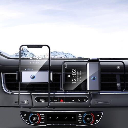 2021 Phone Holder Bracket Electric Bracket Smart Induction Car Air Outlet dash board Mobile Phone Navigation Car Bracket