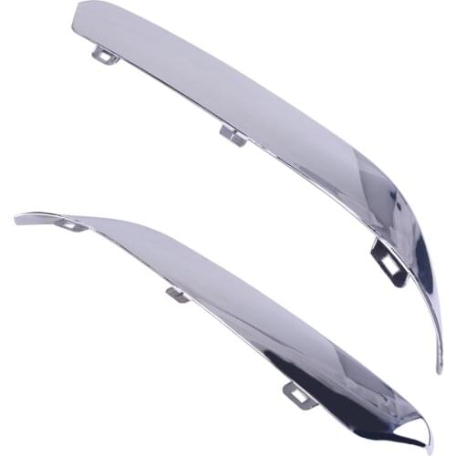 Beler 2Pcs Front Chrome Bumper Lower Lip Molding Strip Trim Set Car Accessories fit for Chrysler 300C 2011 2012 2013 2014