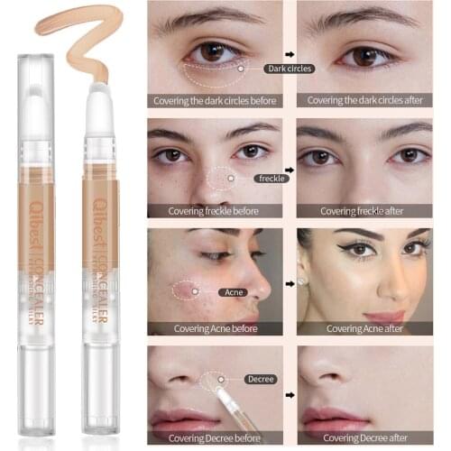 Brand 5 Colors Make Up Concealer Stick Pen Full Coverage Face Contouring Foundation Cream Waterproof Brighten Facial Corrector