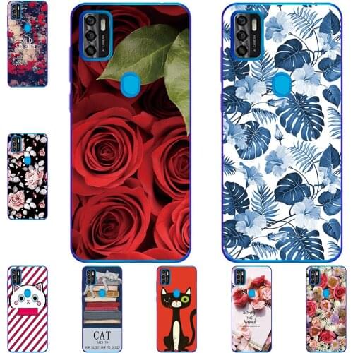 I am alone Phone Case For ZTE Blade A31 A31 Lite 2021 Bags Fashion Luxury Color Cartoon Printed Paint Mobile