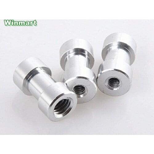 5pcs Aluminum alloy 1/4" female 3/8" female Camera nuts adapter lamp holder