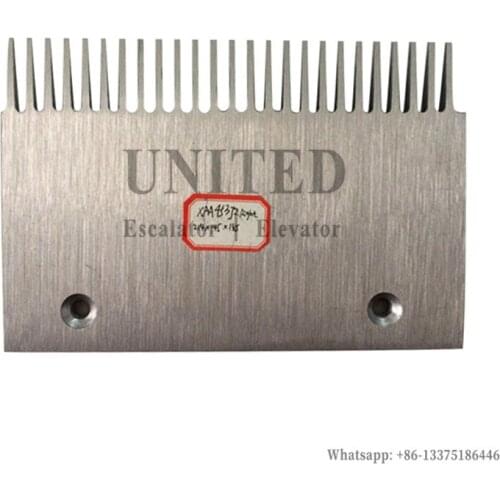 Escalator Aluminum Comb Plate XAA453J2 L214mm Hole Pitch 143mm Right 25 Teeth