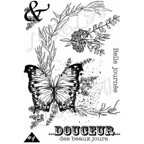 French Clear Stamp for Scrapbooking Transparent Silicone Rubber DIY Photo Album Decor 0708