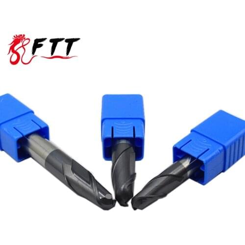 HRC50 Ball Nose Alloy Coating Tungsten Steel Tool Cnc Maching Endmills Milling Cutter Machine Endmill