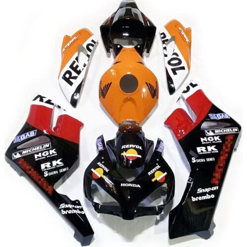 Suitable for Honda CBR1000RR 2004 2005 Injection molding fairing kit CBR1000 04 05 Orange red white ABS shell 1000rr 1000 rr