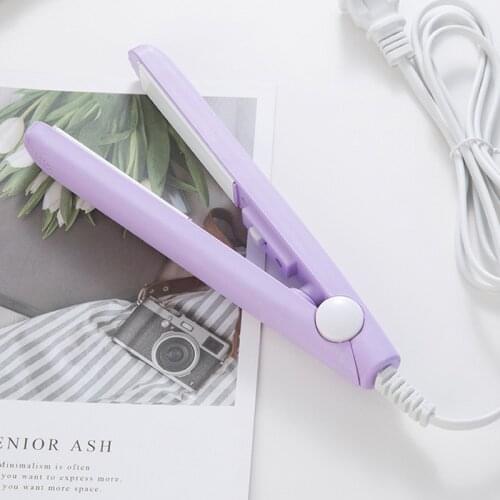 A mini flat Hair iron hair straightener Curler Straightening steampod Cute Professional Curling Hair irons