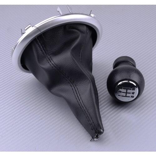 5 Speed Gear Shift Knob & Shifter Dust Cover Set Car Fit For Suzuki Swift SX4 ALTO 2010