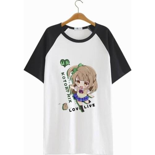 High-Q Unisex LoveLive! School idol project Tees T-Shirt t shirt cartoon Love Live Kotori Minami breathable t-shirt t shirt tee
