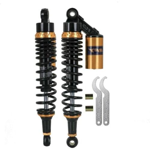 Spring 7mm 380mm 390mm 400mm Motorcycle Air Rear Shock Absorbers for BMW Honda CB750 CB1300 ZRX400 1200