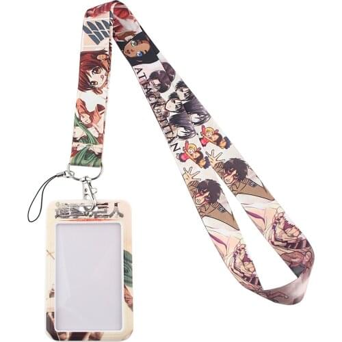 K2627 Anime Cartoon Lanyard For Keychain ID Card Passport Gym Cellphone USB Badge Key Ring Holder Neck Straps Accessories
