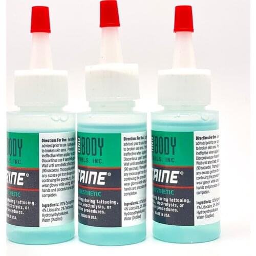 Topical FACE AND BODY Sustaine Blue Gel Tattoo Cream For Body Piering & Microblading Permanent Makeup 1.2OZ