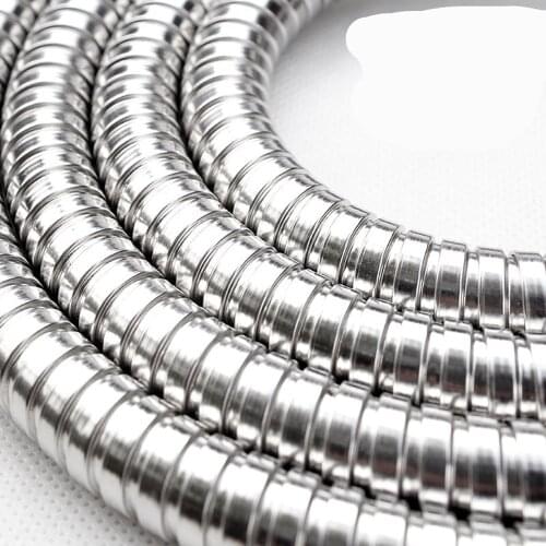 Shower Head tube pipe Fixed Base 1m 1.5m 2m meter bathroom stainless steel explosion-proof tube encrypt explosion proof hose